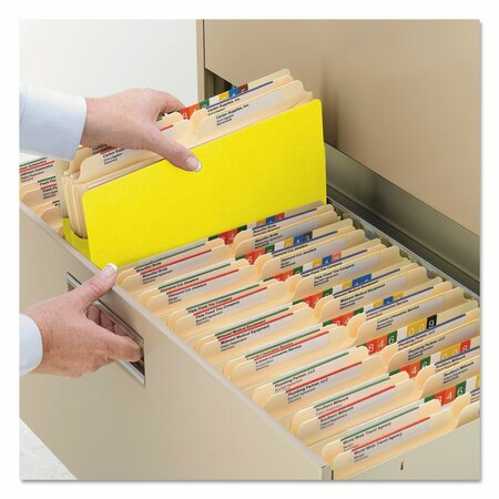 Smead Expandable File Pocket 8-1/2 x 11", 5.25" Expansion, Yellow 73243